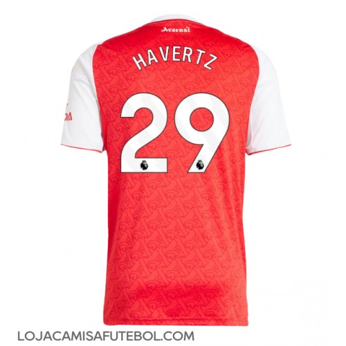 Camisa de Futebol Arsenal Kai Havertz #29 Equipamento Principal 2025-26 Manga Curta